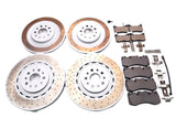 Maserati Ghibli 3.8 Trofeo front rear brake pads rotors TopEuro #2689