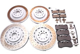 Maserati Ghibli 3.8 Trofeo front rear brake pads rotors TopEuro #2689