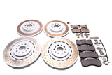 Maserati Ghibli 3.8 Trofeo front rear brake pads rotors TopEuro #2689