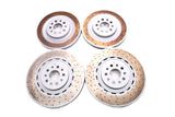 Maserati Ghibli 3.8 Trofeo front & rear brake disc rotors TopEuro #2690