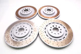 Maserati Ghibli 3.8 Trofeo front & rear brake disc rotors TopEuro #2690
