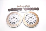 Maserati Ghibli 3.8 Trofeo front brake pads & rotors Low Dust TopEuro #2691