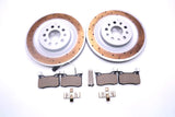 Maserati Ghibli 3.8 Trofeo rear brake pads rotors TopEuro #2694