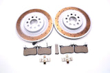 Maserati Ghibli 3.8 Trofeo rear brake pads rotors TopEuro #2694