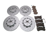 Mercedes E63 S AMG front rear brake pads & rotors TopEuro #2622