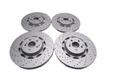 Mercedes E63 AMG S front & rear brake disc rotors TopEuro #2624