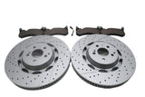 Mercedes E63 AMG S front brake pads & rotors TopEuro #2625