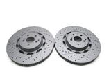 Mercedes E63 AMG S front brake disc rotors 2pcs TopEuro #2626