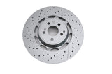 Mercedes E63 AMG S front brake disc rotors 2pcs TopEuro #2626