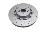 Mercedes E63 AMG S front brake disc rotor 1pc TopEuro #2627