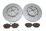 Mercedes E63 AMG S rear brake pads & rotors TopEuro #2628
