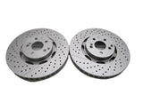 Mercedes Gt53 E63 C63 Cls63 Amg front brake diksc rotors 2pcs TopEuro #2637