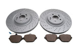 Mercedes Gt53 Amg rear brake pads & rotors TopEuro #2639
