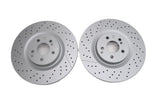Mercedes Gt53 Amg rear brake disc rotors 2pcs TopEuro #2640