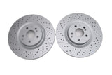 Mercedes Gt53 Amg rear brake disc rotors 2pcs TopEuro #2640