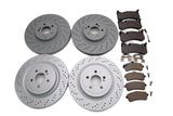 Mercedes Benz C63 Amg front rear brake pads & rotors TopEuro #2645