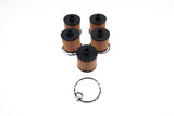 Bentley Bentayga engine oil filter TopEuro 5pcs #2124