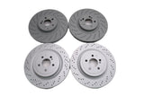 Mercedes Benz C63 Amg front & rear brake disc rotors TopEuro #2646