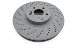 Mercedes Benz C63 Amg front brake disk rotor 1pc TopEuro #2649