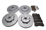Mercedes Gt front rear brake pads & rotors TopEuro #2667