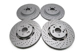 Mercedes Gt front & rear brake disc rotors TopEuro #2668