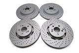 Mercedes Gt front & rear brake disc rotors TopEuro #2668