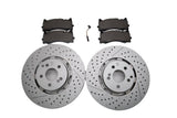 Mercedes Gt front brake pads & rotors TopEuro #2669