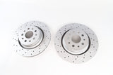 Maserati Levante rear drilled brake disc rotors upgrade Epd #1225