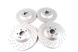 Mercedes S class S550 front rear brake pads & rotors Epd #1451