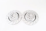 Maserati Ghibli Base rear brake pads & drilled upgrated rotors #1435