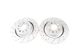 Maserati Ghibli Base rear brakes & drilled upgrated rotors #1436