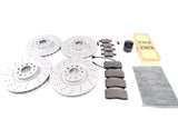 Alfa Romeo Stelvio filters & front rear brake pads rotors drilled upgrade Epd #1309