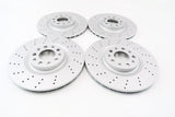 Alfa Romeo Stelvio front & rear brake rotors drilled upgrade Epd #1311