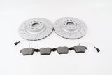 Alfa Romeo Giulia rear brake pads & drilled upgraded rotors Epd #1307