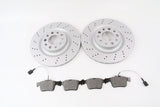 Alfa Romeo Giulia rear brake pads & drilled upgraded rotors Epd #1307