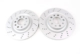 Alfa Romeo Stelvio rear brake pads & drilled upgraded rotors Epd #1312