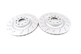 Alfa Romeo Stelvio rear brake pads & drilled upgraded rotors Epd #1312