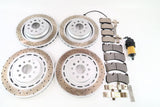 Maserati Ghibli Quattroporte front rear brake pads rotors + oil filter 17-24 #1315