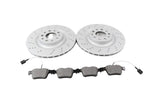 Alfa Romeo Giulia rear brake pads & drilled upgraded rotors Epd #1307